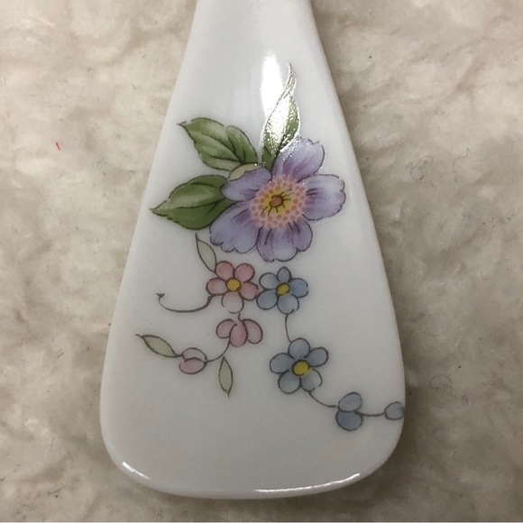 Vintage “Andrea” Floral Chintz w/Gold Trim By Sadek 3pc Party Server - Picture 7 of 16